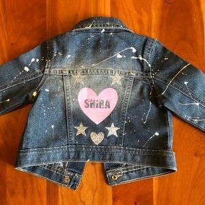 2 embellished “Shira” jean jackets for baby